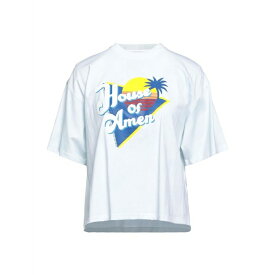 【送料無料】 アーメン レディース Tシャツ トップス T-shirts White