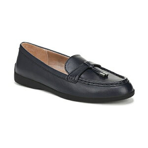 CtXgCh fB[X Xb|E[t@[ V[Y Women's Malta 3 Round Toe Slip On Tassel Loafers Lux Navy Faux Leather