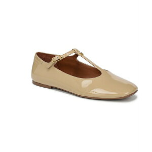 �t�����R�T���g ���f�B�[�X �T���_�� �V���[�Y Women's Marylee Round Toe Mary Jane Flats Nude Beige Patent Faux Leather