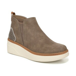 u[tBbV }u fB[X Xj[J[ V[Y Women's Charming Wedge High Top Sneakers Light Grey Faux Suede