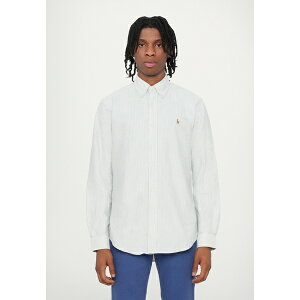 t[ Y T_ V[Y LONG SLEEVE SPORT SHIRT - Shirt - lovat/white