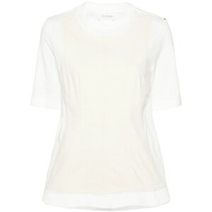 �X�|�[�c�}�b�N�X ���f�B�[�X T�V���c �g�b�v�X Layered-effect t-shirt White