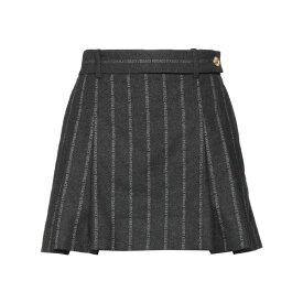 【送料無料】 ヴェルサーチ レディース スカート ボトムス Mini skirts Steel grey