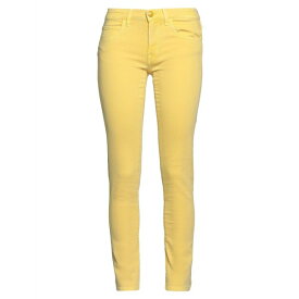 【送料無料】 ヤコブ コーエン レディース デニムパンツ ボトムス Jeans Yellow