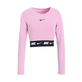 【送料無料】 ナイキ レディース カットソー トップス W NSW CROP TAPE LS TOP Pink