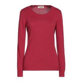 【送料無料】 ティーエスディ12 レディース ニット&セーター アウター Sweaters Brick red