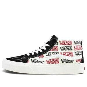 Vans �o���Y �����Y �X�j�[�J�[ �yVans SK8-Mid Reissue Black And White VN0A391F2BQ�z �T�C�Y US_M_4