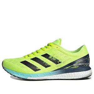 adidas �A�f�B�_�X �����Y �X�j�[�J�[ �yadidas Adizero Boston 9 'Solar Yellow' H68740�z �T�C�Y US_11.5(29.5cm)