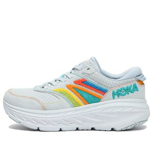 HOKA ONE ONE �z�J�I�l�I�l �����Y �X�j�[�J�[ �yHOKA ONE ONE Bondi L 'Embroidery Pack - Arctic Ice' 1126855-AIAT�z �T�C�Y US_9(27.0cm)