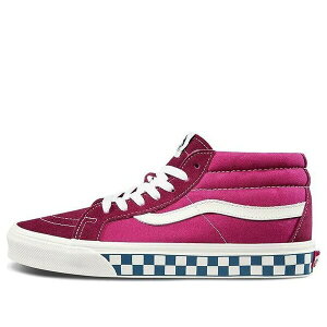 Vans �o���Y �����Y �X�j�[�J�[ �yVans Sk8-Mid Reissue 'Checker Sidewall - Rumba Red Jazzy' VN0A391FWQ5�z �T�C�Y US_7.5(25.5cm)