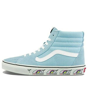 Vans �o���Y �����Y �X�j�[�J�[ �yVans SK8-HI Casual Skateboarding Shoes Unisex Navy Blue VN0A5HXV5O5�z �T�C�Y US_8.5(26.5cm)