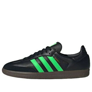 adidas �A�f�B�_�X �����Y �X�j�[�J�[ �yadidas Samba 'Core Black Screaming Green Gum' JR0911�z �T�C�Y US_7.5(25.5cm)