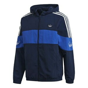 adidas AfB_X Y Xj[J[ yadidas originals Bandrix Wb Embroidered Logo Hooded Jacket Blue FM3858z TCY US_M_XL