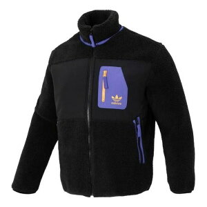 adidas AfB_X Y Xj[J[ yadidas Originals Sherpa Jackets 'Black' IN0993z TCY US_M_XXL