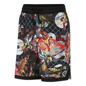 Nike iCL Y Xj[J[ yNike Street Graffiti Basketball Sports Shorts Black Red CK1183-018z TCY US_M_M