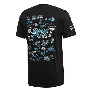 adidas AfB_X Y Xj[J[ yadidas Doodle 360 Letter Printing Causual Sports Male Black FR5534z TCY US_M_S