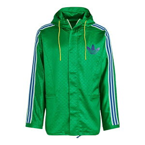 adidas AfB_X Y Xj[J[ yadidas originals Windbreaker Logo Printing Hooded Drawstring Sports Jacket 'Green' IB3440z TCY US_M_L