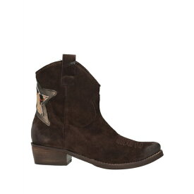 【送料無料】 イチナナニーゴ・エー レディース ブーツ シューズ Ankle boots Dark brown