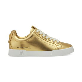 ダナキャラン レディース スニーカー シューズ Women's Donna Lace Up Sneakers Gold