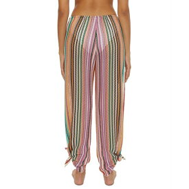 ベッカ レディース カジュアルパンツ ボトムス Women's Seaside Striped Crochet Cover Up Pants Multi