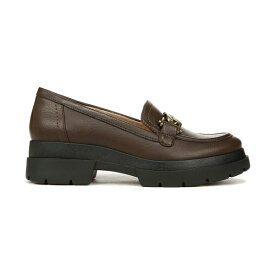 ソウルニュトライザー レディース スリッポン・ローファー シューズ Onyx Lug Sole Loafers Chocolate Faux Leather