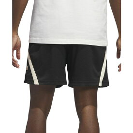 アディダス メンズ カジュアルパンツ ボトムス Men's Select Baller Stripe Shorts Black / Sand