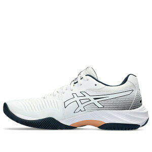 ASICS �A�V�b�N�X �����Y �X�j�[�J�[ �yASICS Gel-Netburner Ballistic FF 3 'White Grey' 1053A069-960�z �T�C�Y US_6.5(24.5cm)