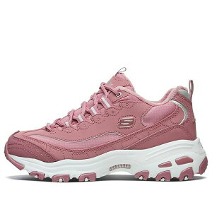 Skechers �X�P�b�`���[�Y ���f�B�[�X �X�j�[�J�[ �y(WMNS) Skechers D Lites 1.0 Low Top Running Shoes Pink 66666125-MVE�z �T�C�Y US_5(22.0cm)