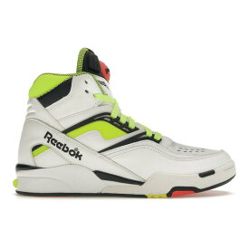 Reebok リーボック メンズ スニーカー 【Reebok Twilight Zone Pump】 サイズ US_11.5(29.5cm) White Neon Yellow (2015)