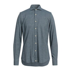 【送料無料】 サンリサ メンズ シャツ トップス Shirts Slate blue