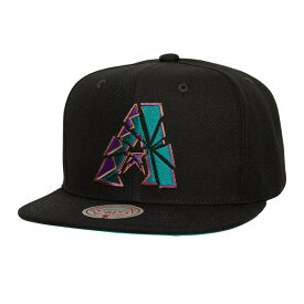 ミッチェル&ネス メンズ 帽子 アクセサリー Arizona Diamondbacks Mitchell & Ness Shattered Snapback Hat Black