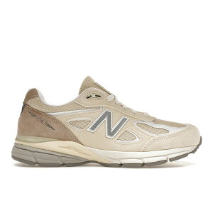New Balance �j���[�o�����X �����Y �X�j�[�J�[ �yNew Balance 990v4 MiUSA Limestone�z �T�C�Y US_M_14 Limestone/White