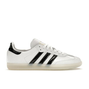 adidas �A�f�B�_�X �����Y �X�j�[�J�[ �yadidas Samba Jason Dill White Black Patent�z �T�C�Y US_6.5(24.5cm) Cloud White/Core Black/Gold Metallic