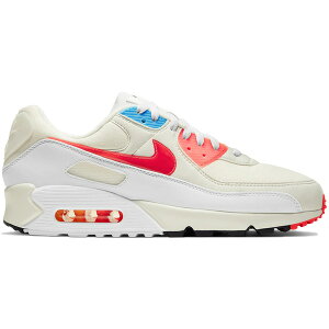 Nike �i�C�L �����Y �X�j�[�J�[ �yNike Air Max 90 The Future is in the Air�z �T�C�Y US_8(26.0cm) White/Infrared/Blue
