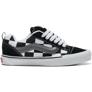 Vans �o���Y �����Y �X�j�[�J�[ �yVans Knu Skool Mega Check Black�z �T�C�Y US_M_4.5 Mega Check Black/White