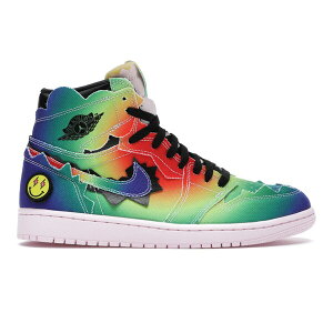 Jordan �W���[�_�� �����Y �X�j�[�J�[ �yJordan 1 Retro High J Balvin�z �T�C�Y US_9(27.0cm) Multi-Color/Black-Pink Foam-Multi-Color