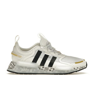 adidas �A�f�B�_�X �����Y �X�j�[�J�[ �yadidas NMD R1 V3 White Black Gold Tartan Trefoil�z �T�C�Y US_8.5(26.5cm) Cloud White/Core Black/Gold Metallic