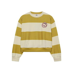 �W�[�V�[�f�B�[�G�X ���f�B�[�X �j�b�g&�Z�[�^�[ �A�E�^�[ Striped-pattern sweater Yellow