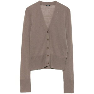 �W���Z�t ���f�B�[�X �J�[�f�B�K�� �A�E�^�[ Cashair cardigan Brown