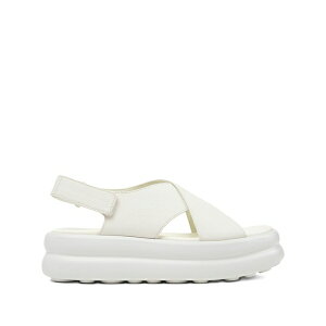 �J���y�[�� ���f�B�[�X �T���_�� �V���[�Y Pelotas flota crossover leather sandals White