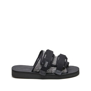 �X�C�R�b�N �����Y �T���_�� �V���[�Y Triple-strap patterned sandals Black