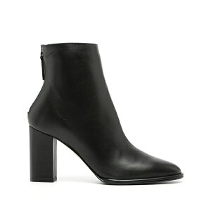 �� �V�� ���f�B�[�X �u�[�c �V���[�Y Elsa 85mm leather ankle boots Black