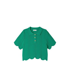 �T���h�� ���f�B�[�X T�V���c �g�b�v�X Wave-pattern t-shirt Green