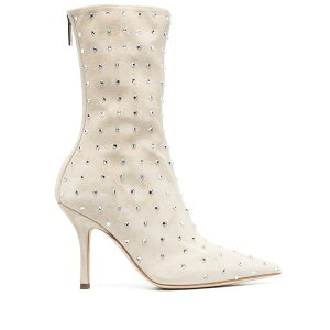 �p���e�L�T�X ���f�B�[�X �u�[�c �V���[�Y Rhinestone-embellished suede boots Neutrals