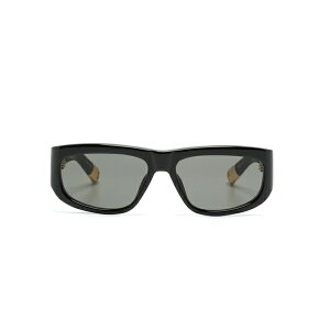 �W���N�G���X �����Y �T���O���X�E�A�C�E�F�A �A�N�Z�T���[ Rectangle-frame sunglasses Black
