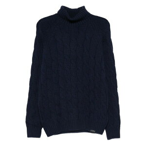 �t�F�C �����Y �j�b�g&�Z�[�^�[ �A�E�^�[ Cable-knit turtleneck sweater Blue