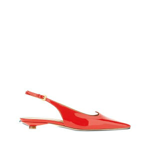 �A �{�b�J ���f�B�[�X �p���v�X �V���[�Y 15mm heart-slingback pointed-toe flat pumps Red