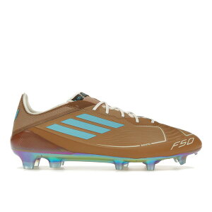 adidas �A�f�B�_�X �����Y �X�j�[�J�[ �yadidas Adizero F50 Elite FG Bad Bunny Lionel Messi La Voz De Los Fans�z �T�C�Y US_12.5(30.5cm) Cardboard/Cream White/Bright Cyan