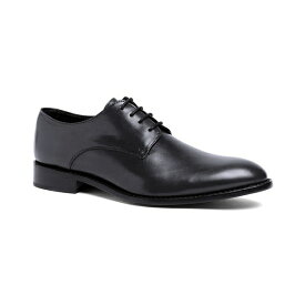 アンソニー ヴィア メンズ ドレスシューズ シューズ Men's Truman Derby Lace-Up Leather Dress Shoes Black