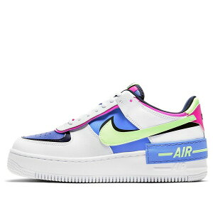 Nike �i�C�L ���f�B�[�X �X�j�[�J�[ WhiteBlueGreen �y(WMNS) Nike Air Force 1 Shadow 'Sapphire' CJ1641-100�z �T�C�Y US_5(22.0cm)
